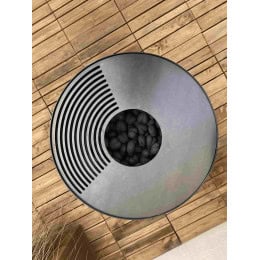 Braséro barbecue plancha en acier corten