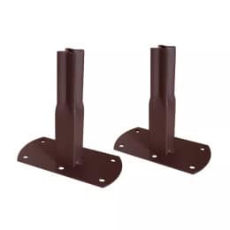 Pieds de fixation carré pour arche de jardin décor végétal