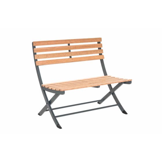 Banc de jardin en teck pliable