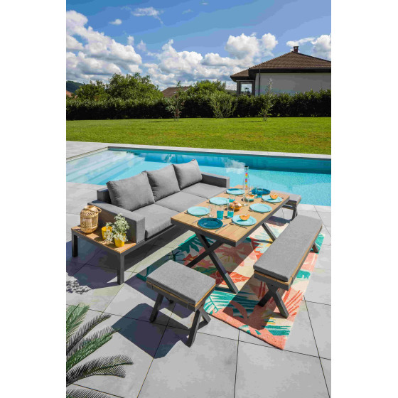 Salon de jardin Guadeloupe 8 personnes