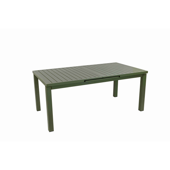 Table en aluminium extensible kaki