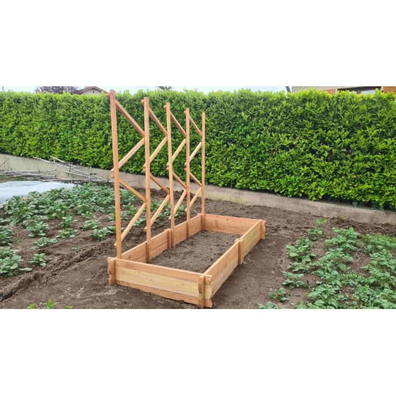 treillage en bois pour jardin potager