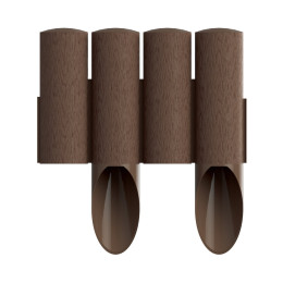 Bordure de jardin en forme de rondin de bois