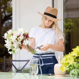 Tablier de jardin court femme