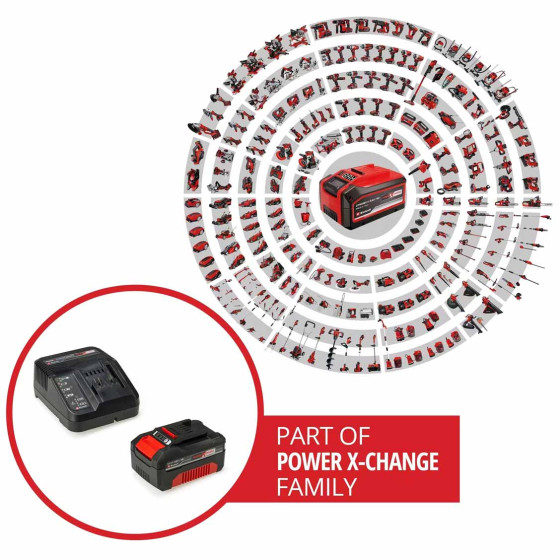 kit chargeur 4 Ah et batterie compatible avec la gamme Einhell