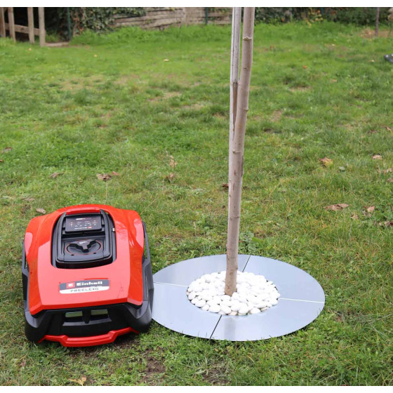 entourage arbre rond pour robot tondeuse