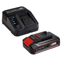 chargeur Einhell 18V avec batterie Einhell 2,5 Ah