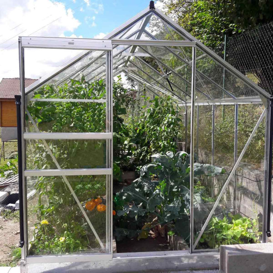 Serre de jardin en aluminium