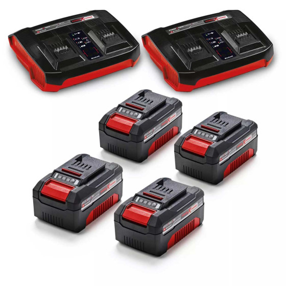 4 batteries 2 chargeurs18 V Lithium Einhell