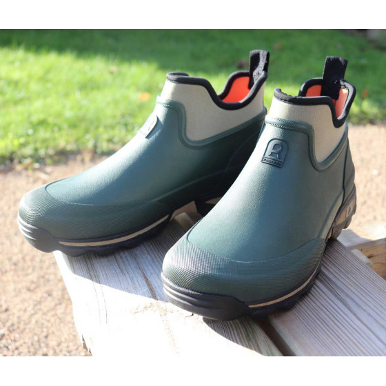 Bottillon de jardin homme en néoprène kaki