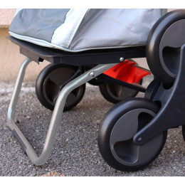 chariot de courses 6 roues poche isotherme