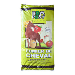 fumier de cheval en sac