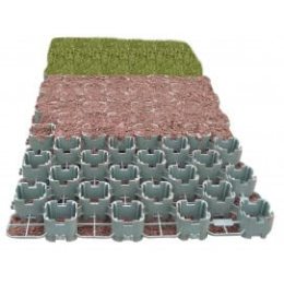 Dalle a engazonner en plastique 40 x 80 cm