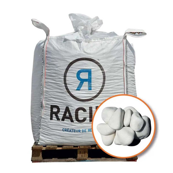 galet blanc big bag livré chez vous