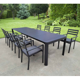 ensemble table de jardin fauteuil de jardin