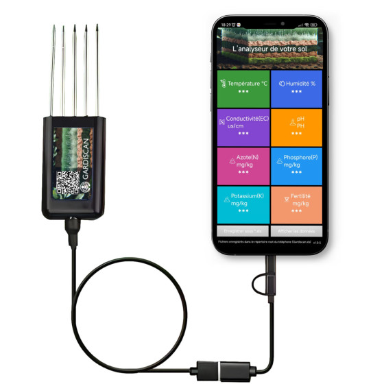Analyseur de sol intelligent ANDROID