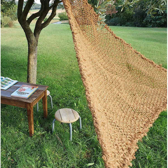 voile d'ombrage coco 4x4x4m