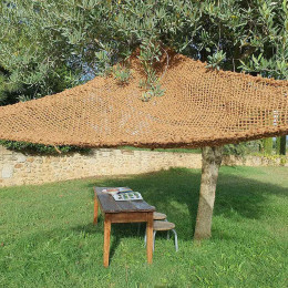 voile ombrage coco pour faire ombre au jardin