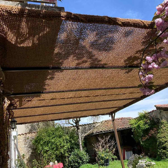 toile d'ombrage coco rectangulaire