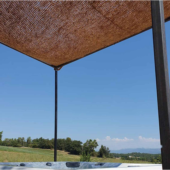 voile d'ombrage pergola