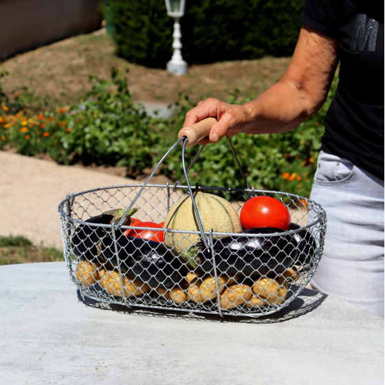 Panier en acier pour légumes
