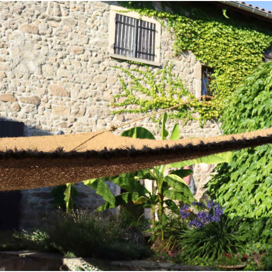 Voile coco pour jardin