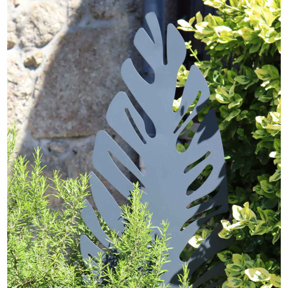 Feuille en métal à planter