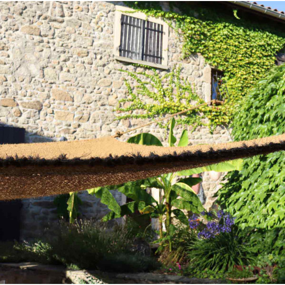 Voile coco pour jardin