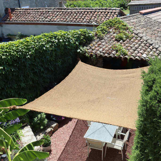 voile ombrage coco 3 m x 4 m