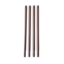 Rallonge tube rond fer vieilli arche de jardin (les 4)