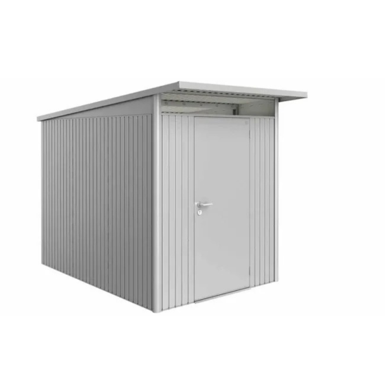 abri de jardin en metal AvantGarde 4,33 m² argent metallique