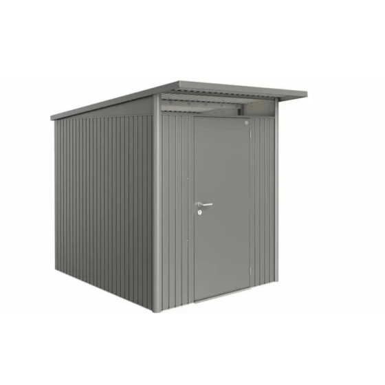 abri de jardin biohort AvantGarde 3,65 m² gris quartz metallique