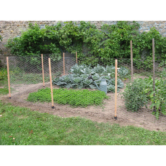 cloture potager en bois 25 m