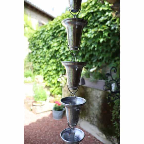 Chaines de gouttieres aluminium