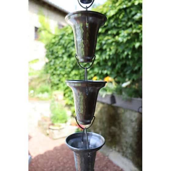 10 coupelles de chaine de pluie