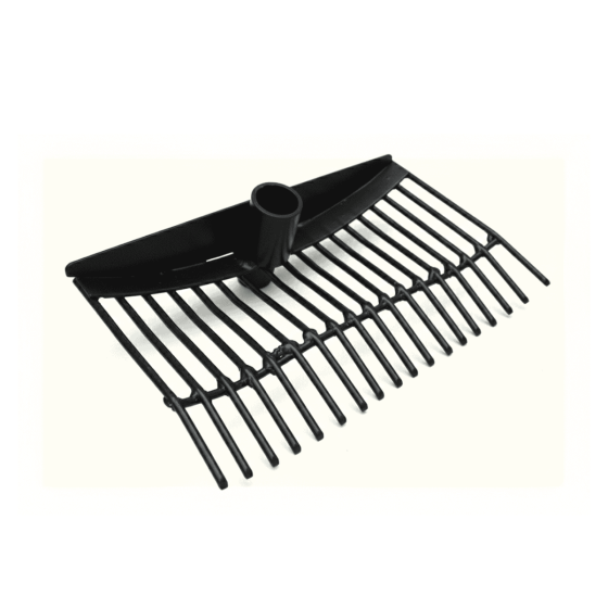 rateau ramasse cailloux sans manche en bois