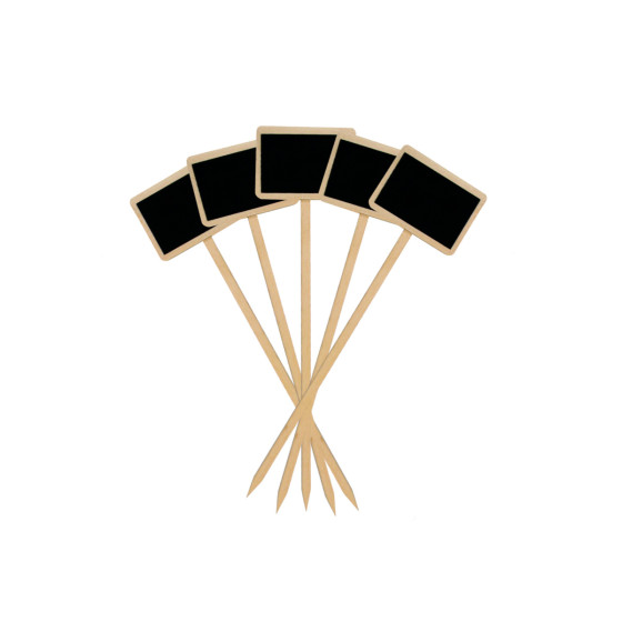 etiquette de jardin en bois a planter (les 5)