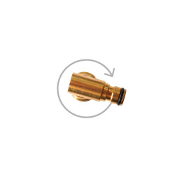 raccord rapide coude tuyau arrosage en laiton