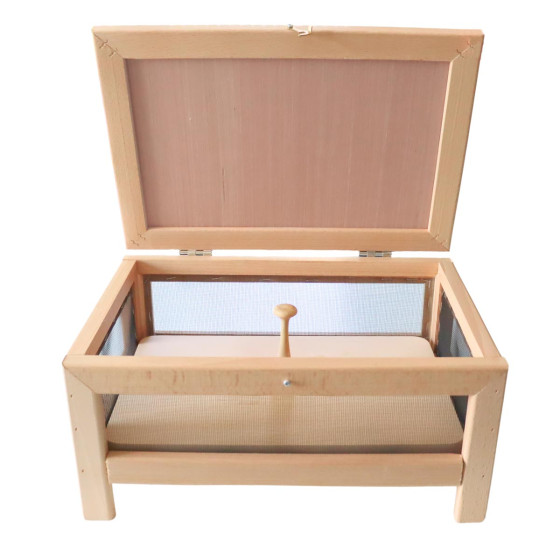 Garde manger fromage en bois avec plateau de fromage amovible