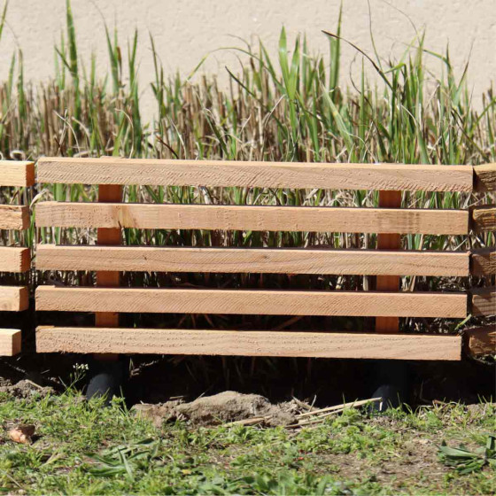 petite clôture en bois pour jardin