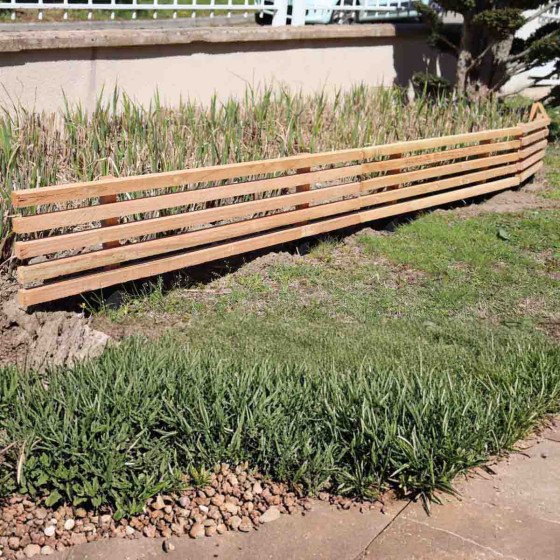 bordure bois a planter 100 cm fabrique en France