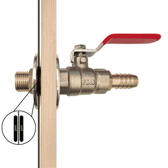 Recuperateur d'eau de pluie 420 L robinet