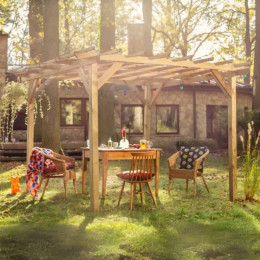 pergola autoportante en bois