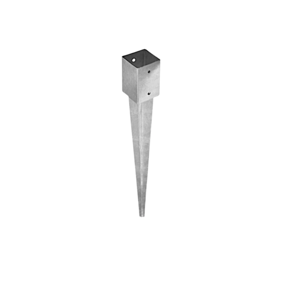 support de poteau a enfoncer en metal