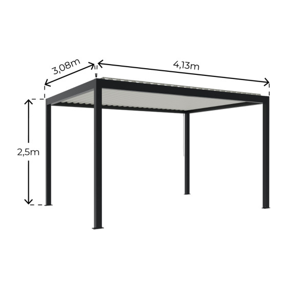 pergola bioclimatique lame orientable
