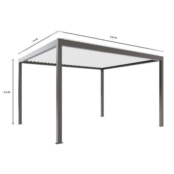 pergola bioclimatique aluminium