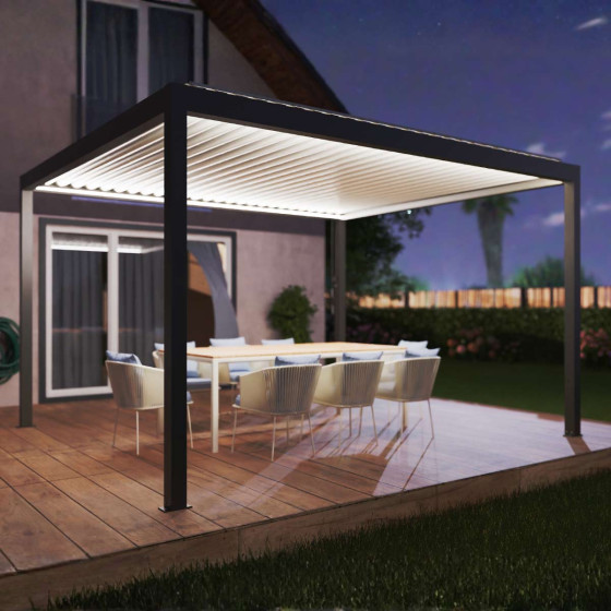 pergola bioclimatique aluminium