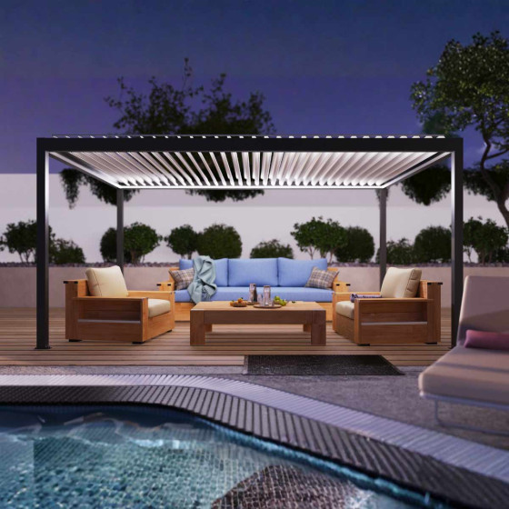 pergola bioclimatique aluminium