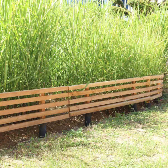 bordure de jardin en bois