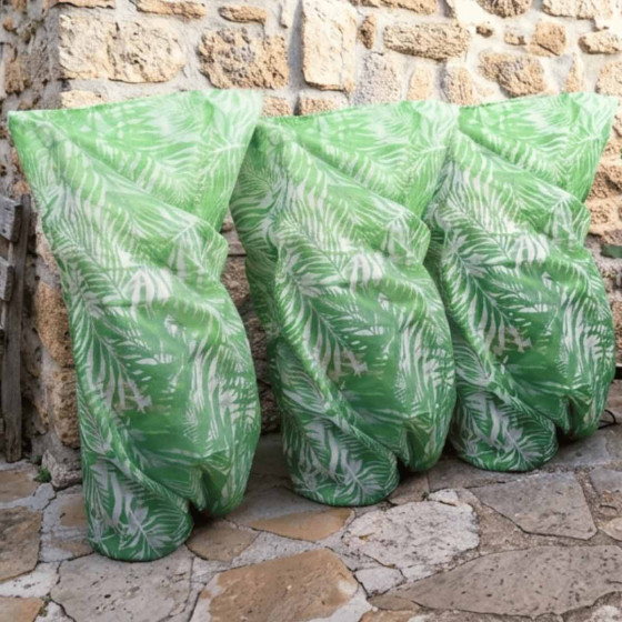 3 housses d'hivernage imprimées protection thermique